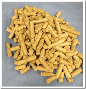densified switchgrass pellets